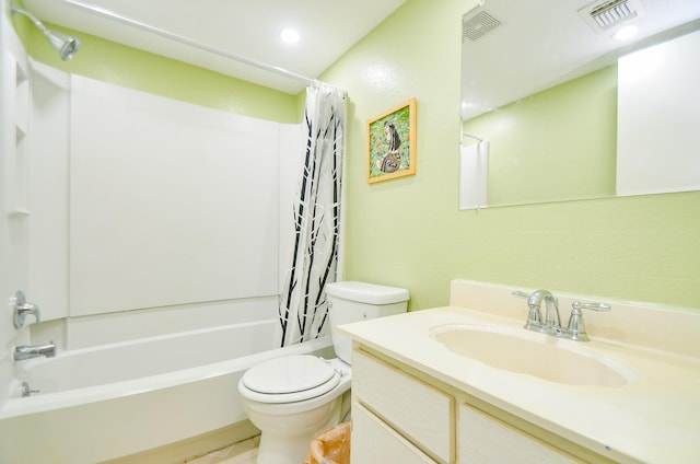 6211 Ludington Dr Unit 21-909, Houston, TX 77035 - full bath with toilet, shower / bath combo, vanity, and recessed lighting