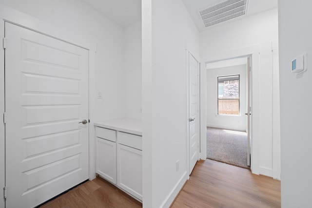 15230 Prairie Mill Dr, New Caney, TX 77357 - hall featuring light wood-type flooring