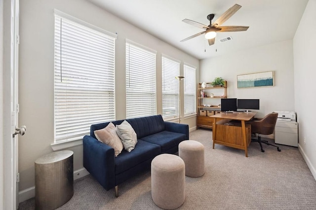10603 Centre Green Way, Houston, TX 77043 - carpeted office space with ceiling fan and baseboards