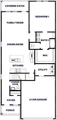 1350 Heather Rosewood Ln, Conroe, TX 77301 - floor plan / room layout