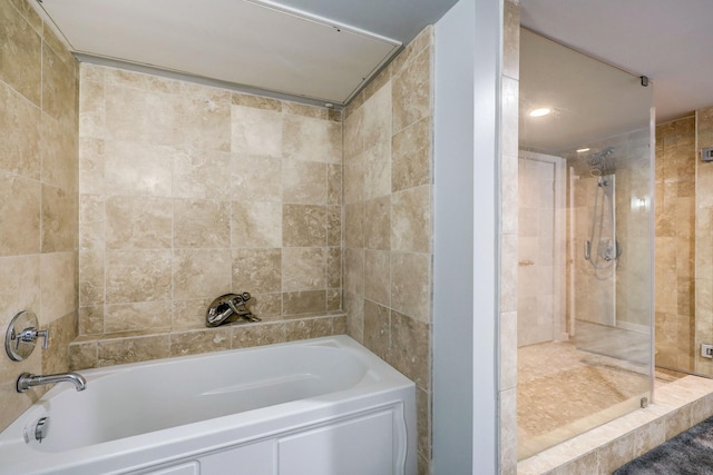 2000 Bagby St Unit 5426, Houston, TX 77002 - bathroom with a shower and a tub to relax in