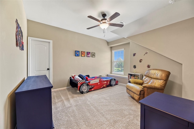 27710 Bering Crossing Dr, Katy, TX 77494 - carpeted bedroom featuring ceiling fan and baseboards