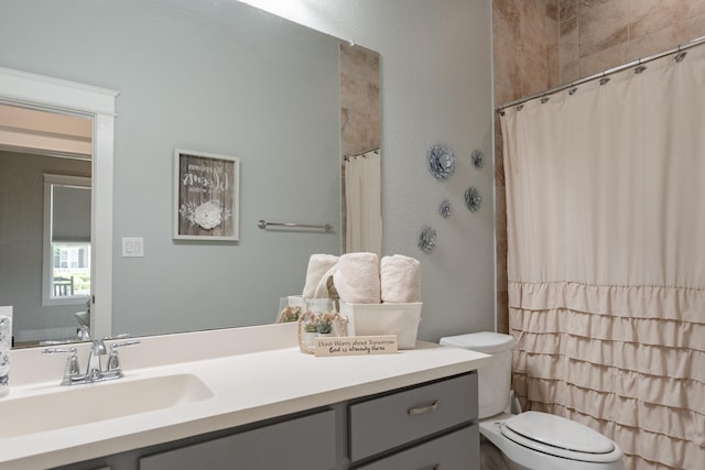 151 Jacks Corner Dr, Montgomery, TX 77316 - full bath featuring toilet, vanity, and a shower with curtain