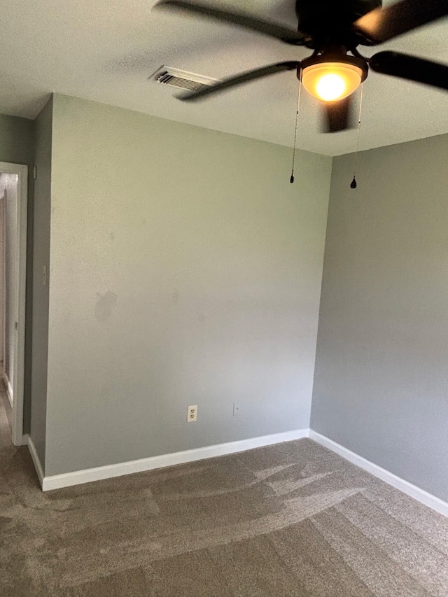 815 Pebbleshire Dr, Houston, TX 77062 - spare room featuring carpet flooring, baseboards, and ceiling fan