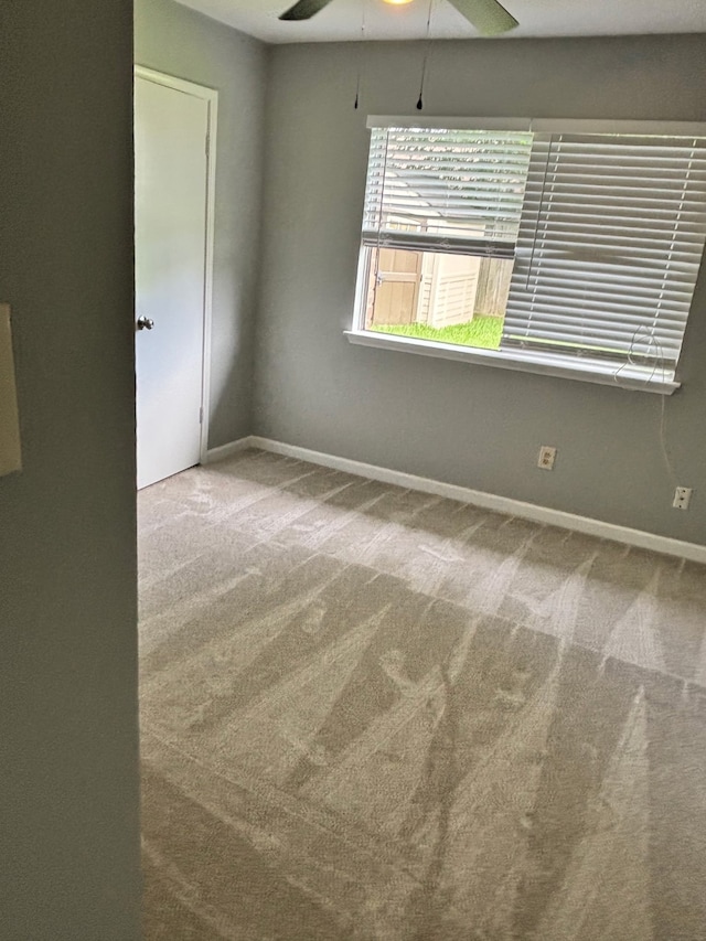 815 Pebbleshire Dr, Houston, TX 77062 - spare room with carpet floors, baseboards, and ceiling fan