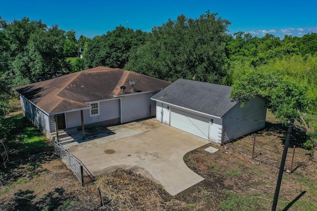 403 Fern Ln, Wharton, TX 77488 - view from above of property