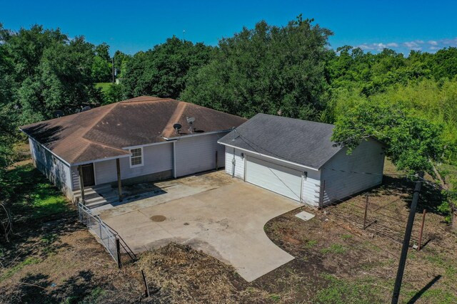 403 Fern Ln, Wharton, TX 77488 - view from above of property