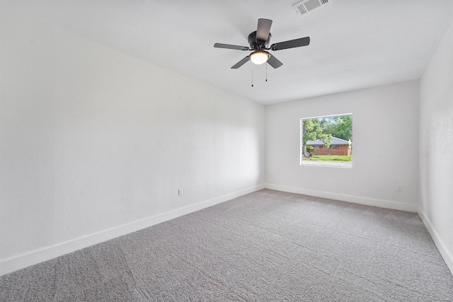 2635 Dragonwick Dr, Houston, TX 77045 - carpeted spare room with baseboards and a ceiling fan