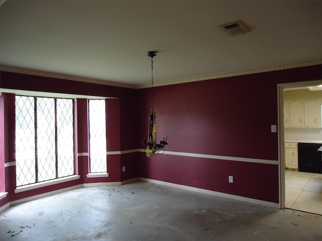 3823 Kiamesha Dr, Missouri City, TX 77459 - spare room with baseboards and ornamental molding