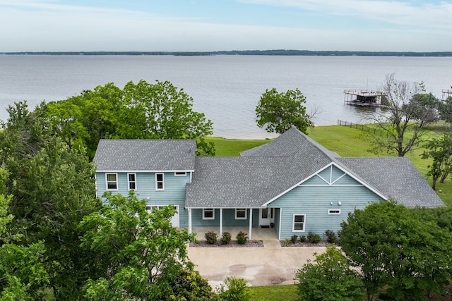 209 Anchor Ranch Rd, Trinidad, TX 75163 - view from above of property featuring a large body of water