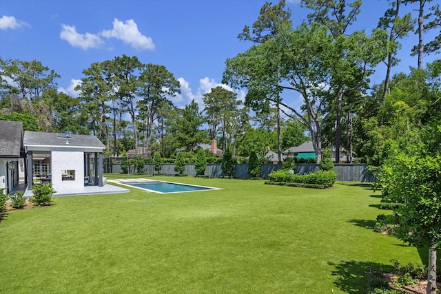 view of yard featuring a patio area
