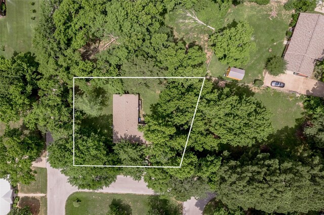 2240 Easley Cir, Huntsville, TX 77320 - aerial overview of property's location with property parcel outlined