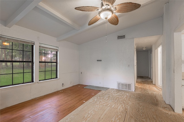 2240 Easley Cir, Huntsville, TX 77320 - empty room featuring wood finished floors and ceiling fan