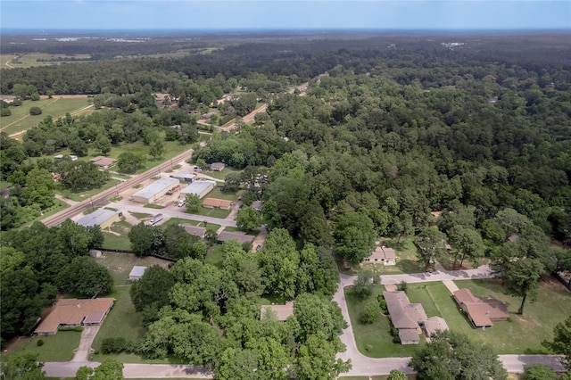 2240 Easley Cir, Huntsville, TX 77320 - aerial view of a heavily wooded area