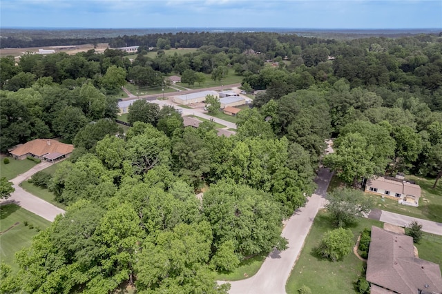 2240 Easley Cir, Huntsville, TX 77320 - bird's eye view of a heavily wooded area