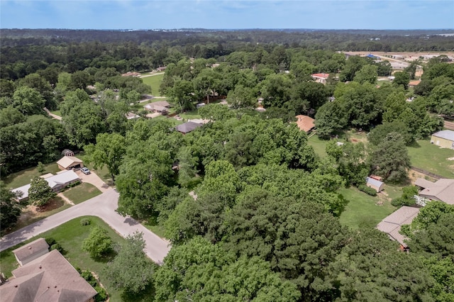 2240 Easley Cir, Huntsville, TX 77320 - aerial view of property's location with a heavily wooded area