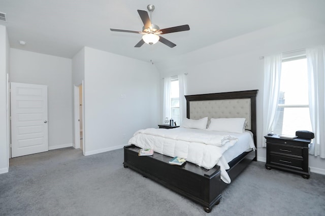 10134 Blythe St, Rosharon, TX 77583 - carpeted bedroom featuring baseboards and a ceiling fan