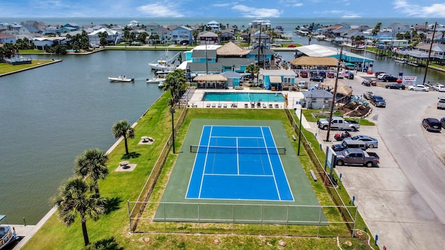 4019 Ector Dr, Galveston, TX 77554 - aerial view of a nearby body of water