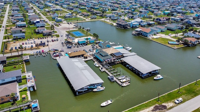 4019 Ector Dr, Galveston, TX 77554 - bird's eye view of a large body of water