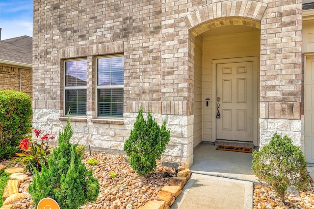 22624 Theodoli Dr, Katy, TX 77449 - entrance to property featuring brick siding and stone siding
