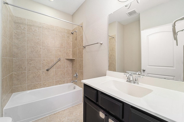 17127 Verde Park Ln, Cypress, TX 77433 - full bath with bathtub / shower combination, vanity, and toilet