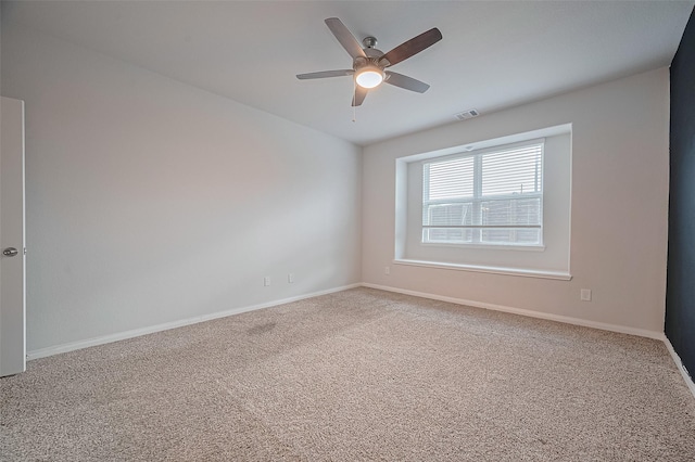 24710 Landolfi Dr, Katy, TX 77493 - spare room with carpet, ceiling fan, and baseboards