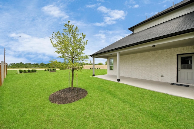 2142 Emerald Diamond Ct, Fresno, TX 77545 - view of grassy yard with a patio