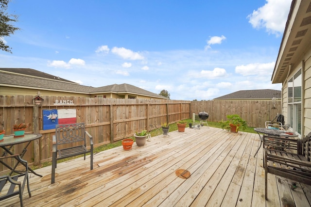 4603 Poppy Crest Ct, Richmond, TX 77469 - deck with a fenced backyard