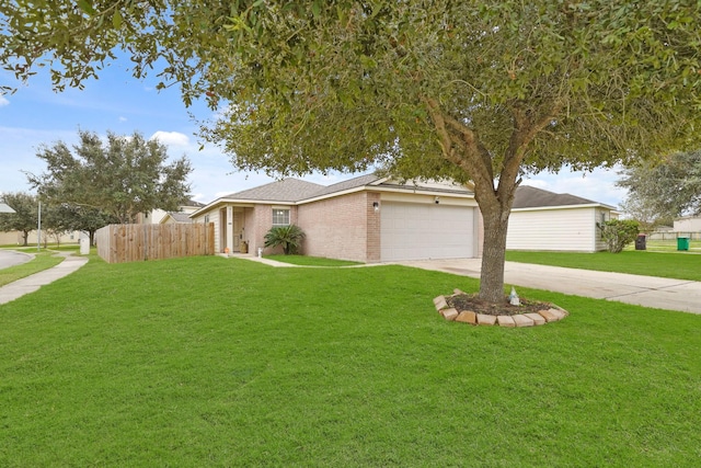 4603 Poppy Crest Ct, Richmond, TX 77469 - ranch-style house with an attached garage, driveway, and brick siding