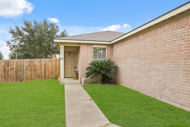 4603 Poppy Crest Ct, Richmond, TX 77469 - entrance to property featuring brick siding and a shingled roof