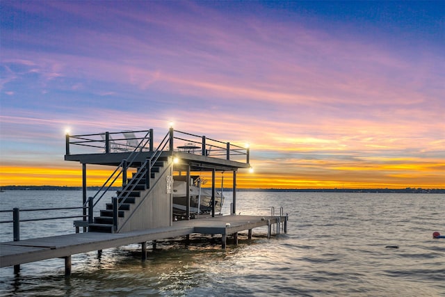 175 Autumn Wood Trl, Gun Barrel City, TX 75156 - dock with a water view and boat lift