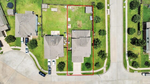15319 Meandering Post Trl, Houston, TX 77044 - aerial overview of property's location featuring property boundaries highlighted