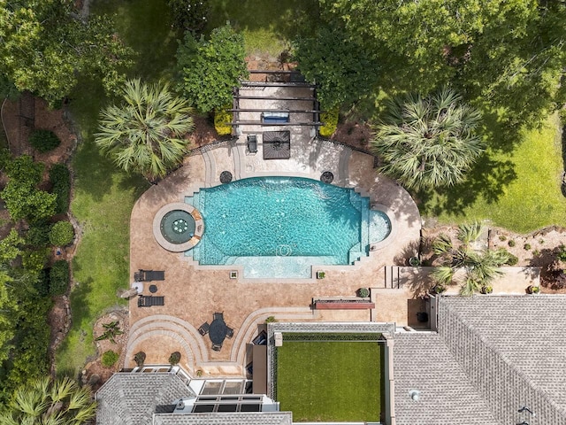 20806 Kings Crown Ct, Humble, TX 77346 - view of swimming pool