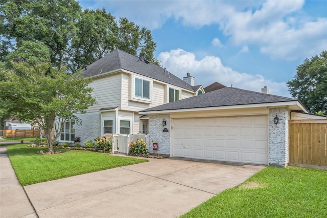 1914 Tipperary Dr, Deer Park, TX 77536 - traditional-style home featuring driveway, an attached garage, and a shingled roof