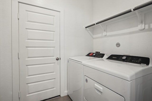 18737 Bliss Pl, New Caney, TX 77357 - washroom featuring separate washer and dryer