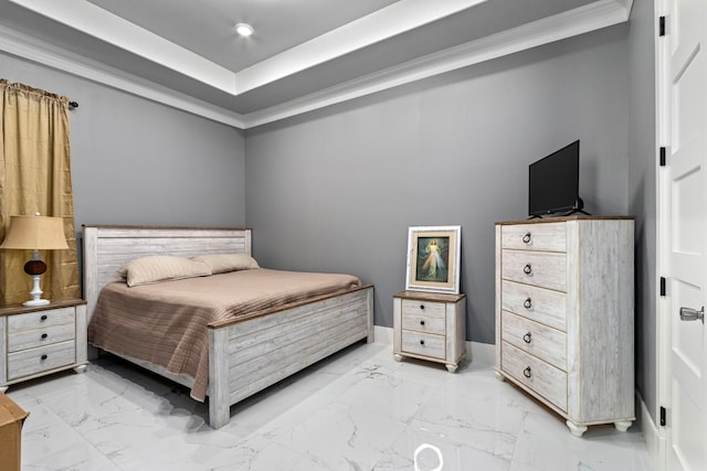 807 Steele Rd Unit A, Highlands, TX 77562 - bedroom with light marble finish floors and baseboards