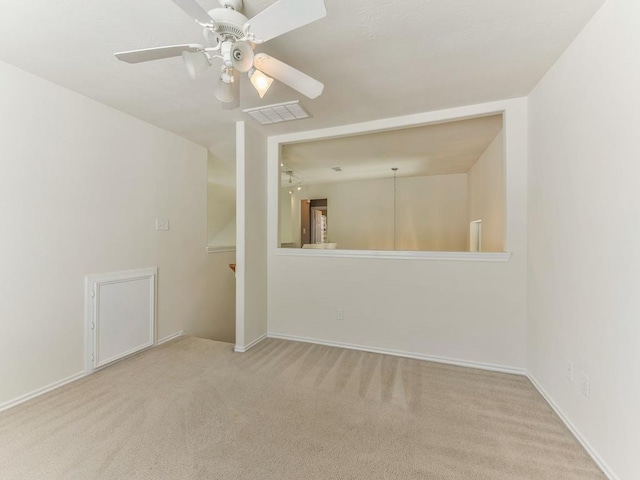 24247 Silversmith Ln, Katy, TX 77493 - carpeted spare room featuring a ceiling fan and baseboards