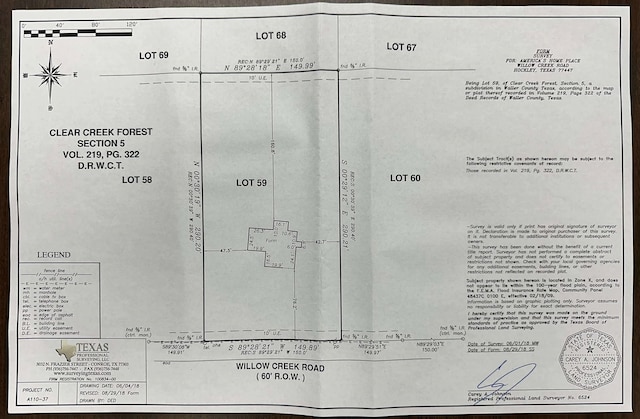 25292 Willow Creek Rd, Hockley, TX 77447 - floor plan / room layout