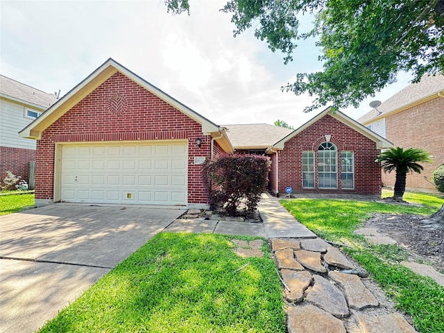 3619 Strartford Arms Ln, Sugar Land, TX 77498 - traditional-style house with brick siding, an attached garage, and driveway