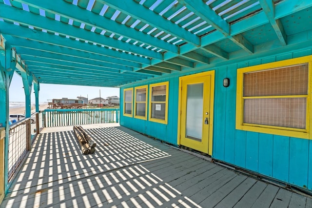 523 Blue Water Hwy, Surfside Beach, TX 77541 - deck featuring a water view