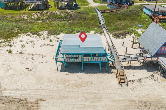 523 Blue Water Hwy, Surfside Beach, TX 77541 - aerial view