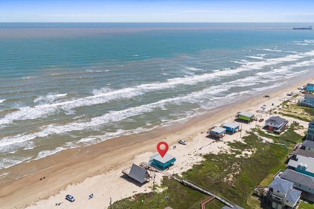 523 Blue Water Hwy, Surfside Beach, TX 77541 - drone / aerial view of unending shoreline