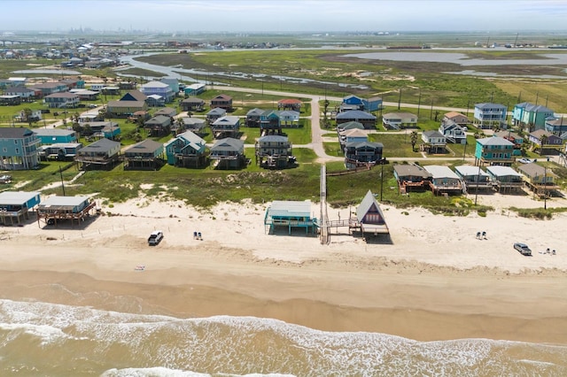 523 Blue Water Hwy, Surfside Beach, TX 77541 - aerial perspective of suburban area with extended coastline