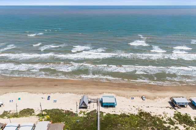 523 Blue Water Hwy, Surfside Beach, TX 77541 - drone / aerial view of unending shoreline