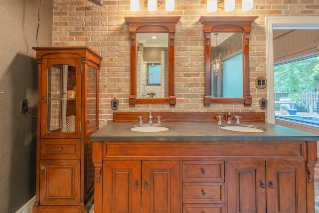 23 N Plum Crest Cir, The Woodlands, TX 77382 - full bathroom featuring double vanity