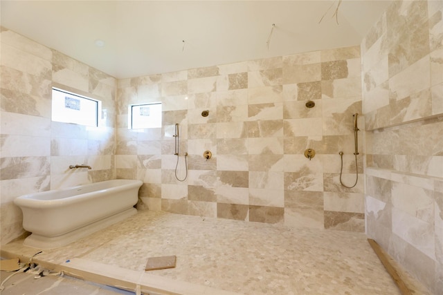 1032 W 41st St, Houston, TX 77018 - bathroom with a tile shower
