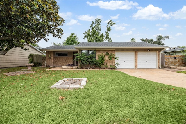2009 Sedgie Dr, Houston, TX 77080 - ranch-style house with an attached garage, brick siding, and concrete driveway