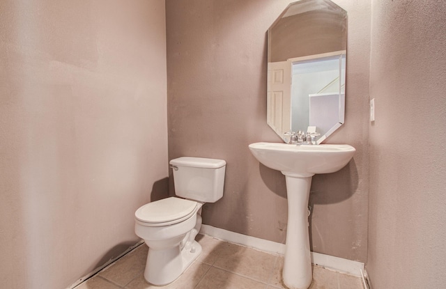 1418 High Thicket Ct, Spring, TX 77373 - half bath featuring tile patterned floors and toilet