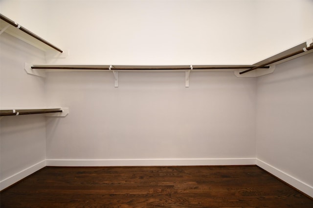 11028 Avenu Malkenu Ave, Houston, TX 77043 - walk in closet featuring dark wood-type flooring