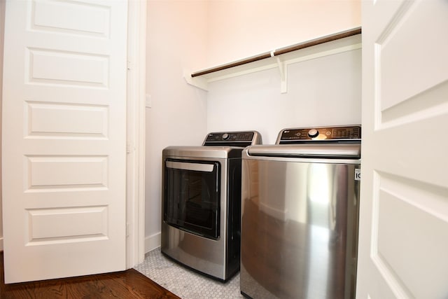 11028 Avenu Malkenu Ave, Houston, TX 77043 - washroom with washing machine and dryer